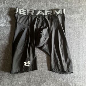 Under Armour HeatGear Compression Shorts Men’s Large Black UA Training